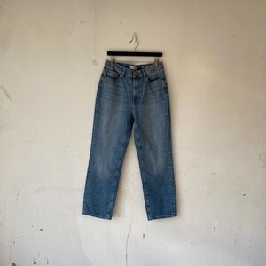 Warp + Weft Ase Aspen Pitkin Blue Straight Leg High Rise Jeans Size 10/30